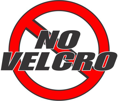 No Velcro
